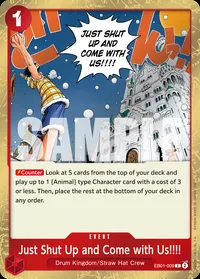 Just Shut Up and Come with Us!!!!