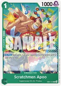 Scratchmen Apoo - EB01-015 (Alternate Art)