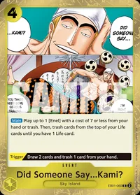 Did Someone Say...Kami?