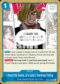 I Heard the Sound...of a Lady's Teardrops Falling