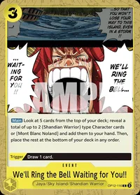 We'll Ring the Bell Waiting for You!!