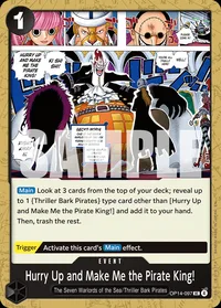 Hurry Up and Make Me the Pirate King!